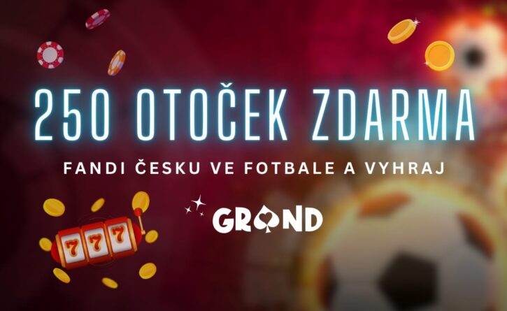 Získej 250 free spinů u Grandwinu