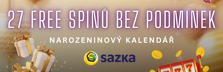 27-free-spinu-sazka 27 free spinů bez podmínek u Sazky