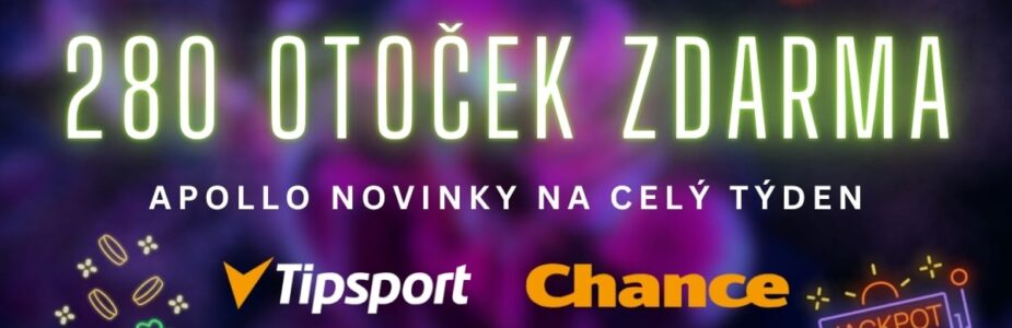 280-fs-kazdy-den-tipsport-chance 280 free spinů u Tipsportu a Chance