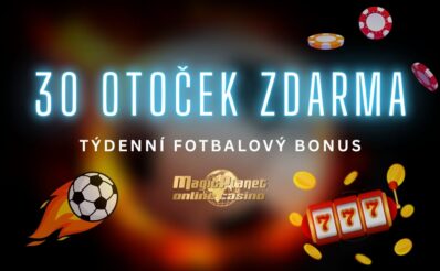 Týdenní bonus 30 free spinů u Magic Planet