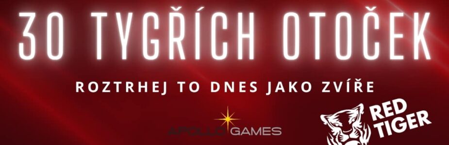 30 otoček zdarma u Apollo Games 30 otoček zdarma u Apollo Games
