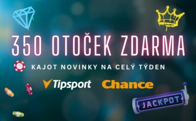 Získej 350 free spinů u Tipsportu a Chance