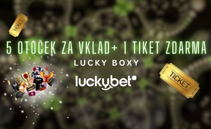 5 otoček a jeden tiket do slosování v LuckyBet