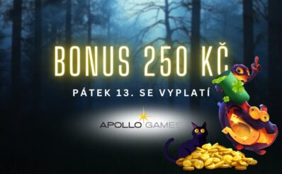Apollo Games bonus 250 Kč