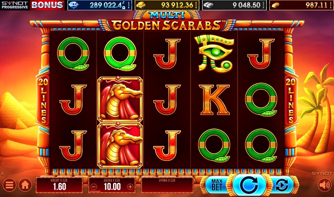 Automat Multi Golden Scarabs