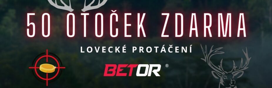 Betor 50 loveckých free spinů