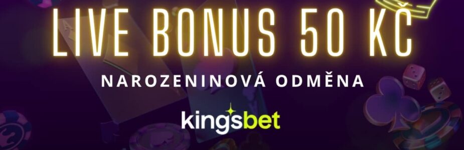 Bonus 50 Kč v Kingsbet Bonus 50 Kč v Kingsbet