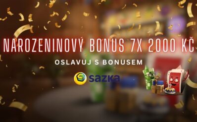 Bonus 7x 2000 Kč u Sazky