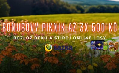 Bonus až 3x 500 Kč u Sazky