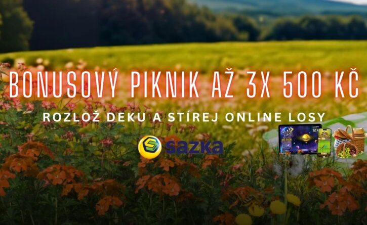Bonus až 3x 500 Kč u Sazky