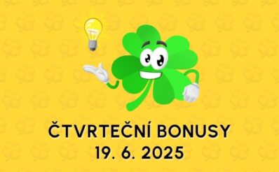 Free spiny a bonusy dnes 19. 6. 2025