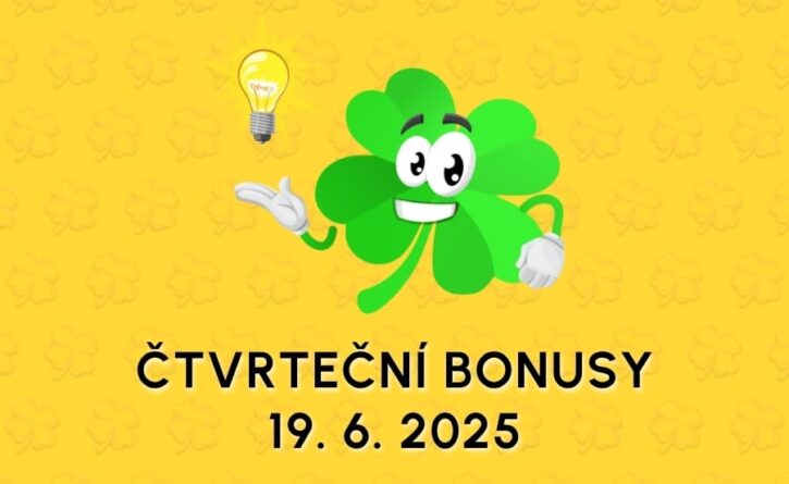 Free spiny a bonusy dnes 19. 6. 2025