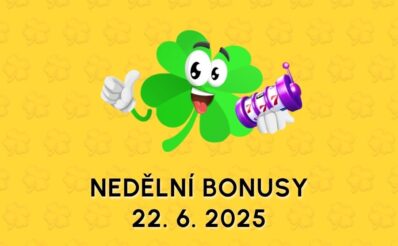 Free spiny a bonusy dnes 22. 6. 2025