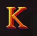 Symbol Písmeno K automatu Book of Moon od Kajot