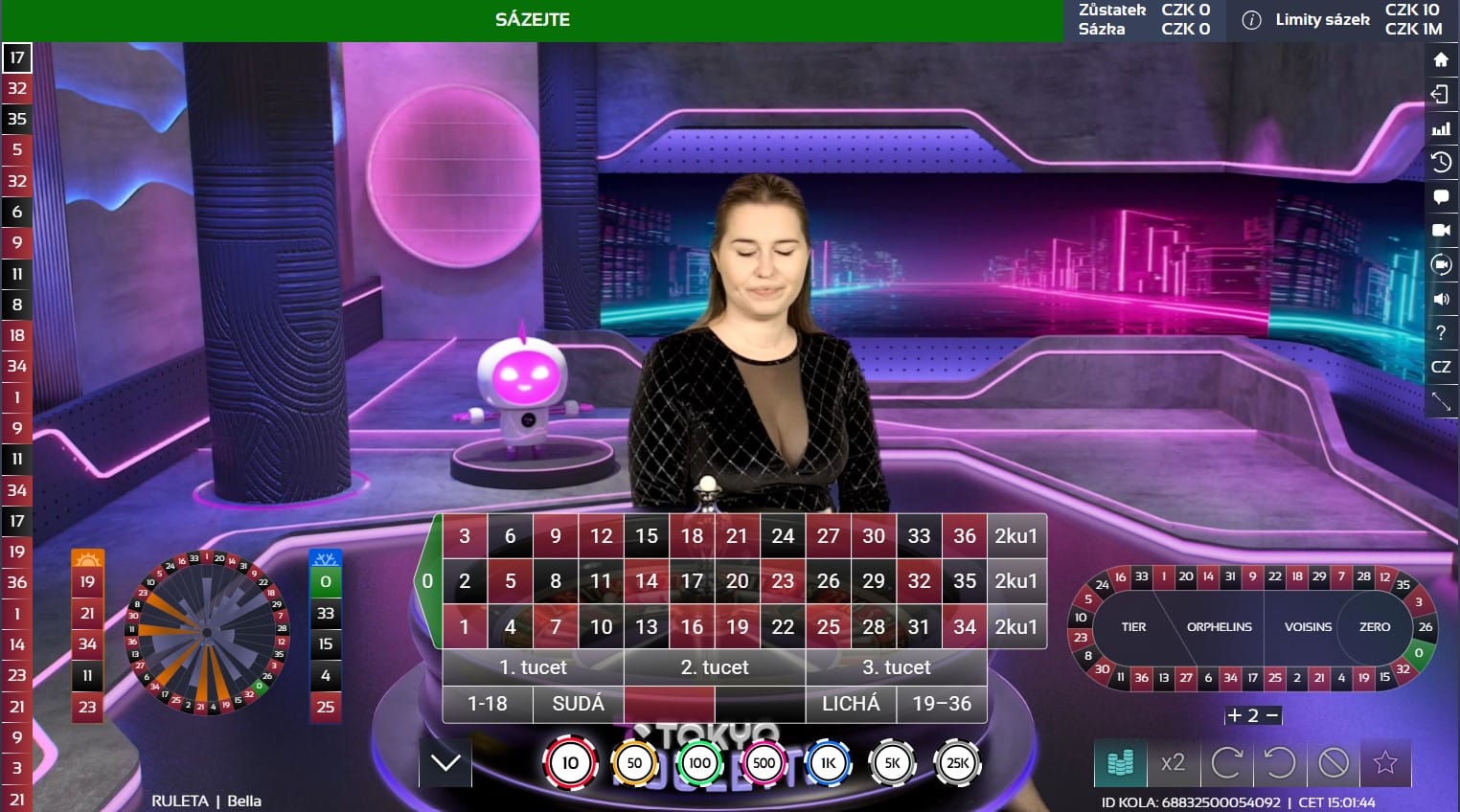 Live ruleta Tokyo