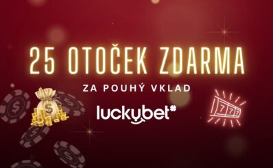 LuckyBet 25 otoček zdarma