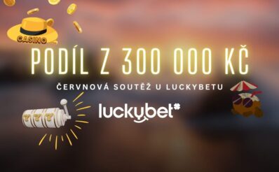 LuckyBet podíl z 300 000 Kč