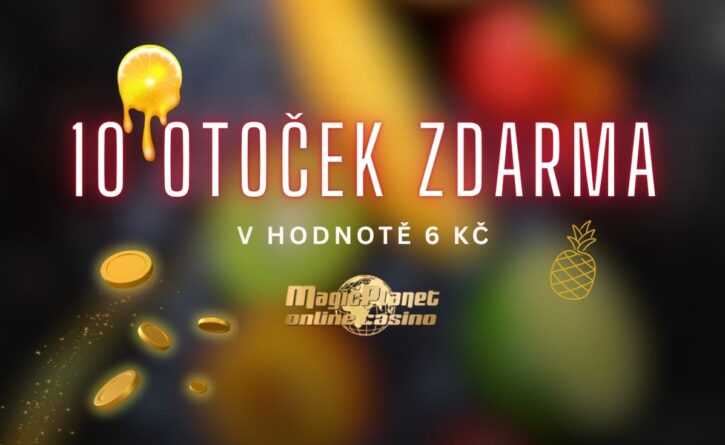 Magic Planet 60 Kč ve free spinech