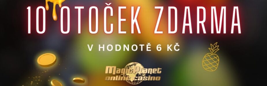 Magic Planet 60 Kč ve free spinech Magic Planet 60 Kč ve free spinech