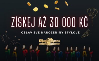Magic Planet narozeninový bonus