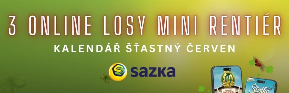 Sazka 3 online losy mini rentiér