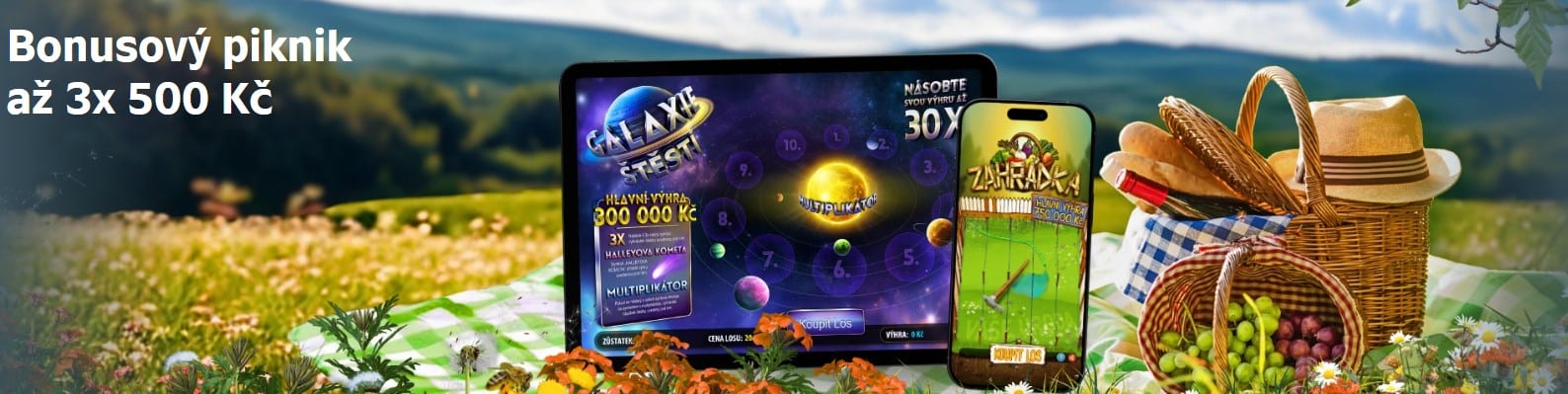 Sazka banner bonusový piknik