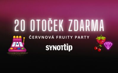 Synottip 20 otoček zdarma červnová fruity párty