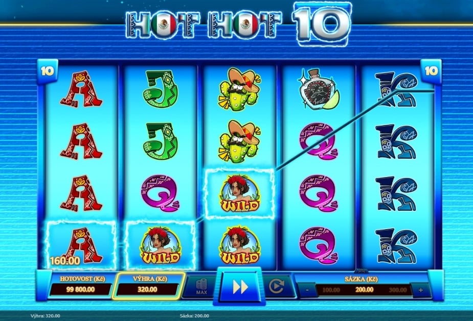 Téma a symboly Hot Hot 10