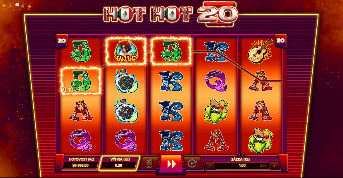 Téma a symboly Hot Hot 20