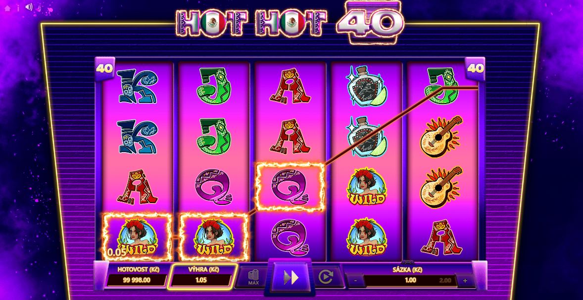 Téma a symboly Hot Hot 40