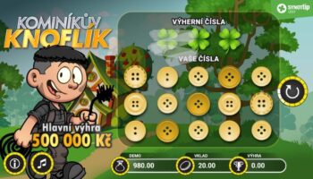Ukázka nesetřeného losu Kominíkův knoflík