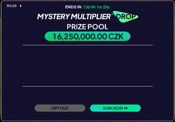 Zobrazení Mystery Dropu Apollo