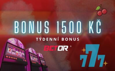 Bonus 1500 Kč v casinu Betor