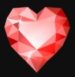 Symbol Červené srdce automatu Poly Diamonds od Kajot