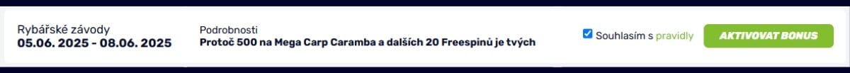 Bonus fBET 20 FS