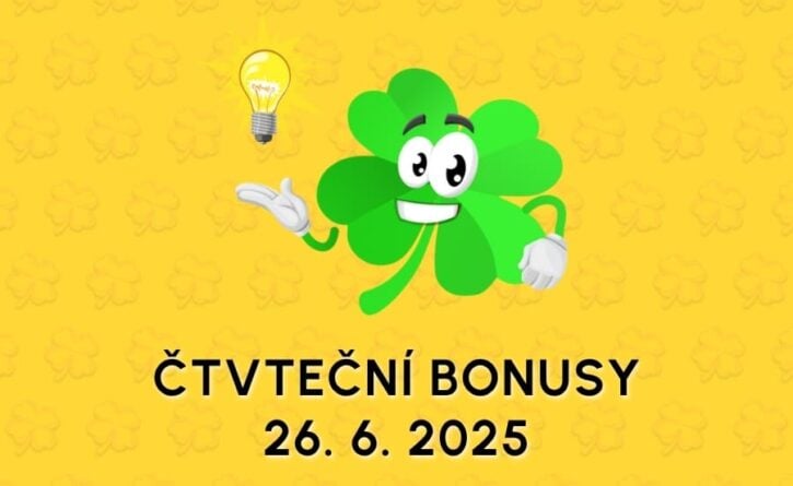 Free spiny a bonusy dnes 26. 6. 2025