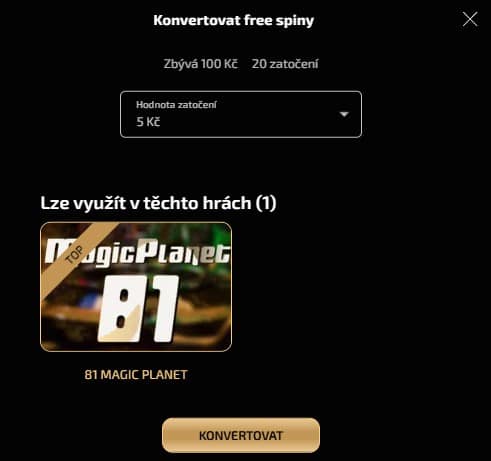 konvertor magic planet