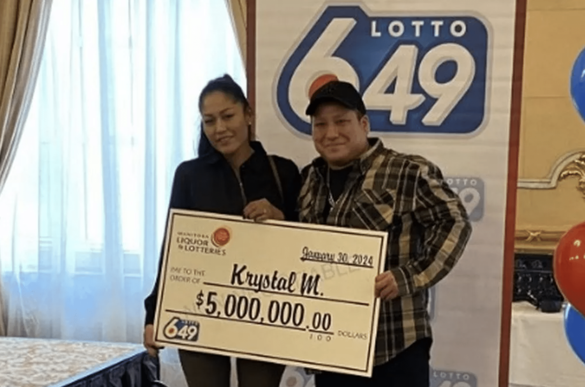 Krystal M. okradla partnera o jackpot, lottery 6/49