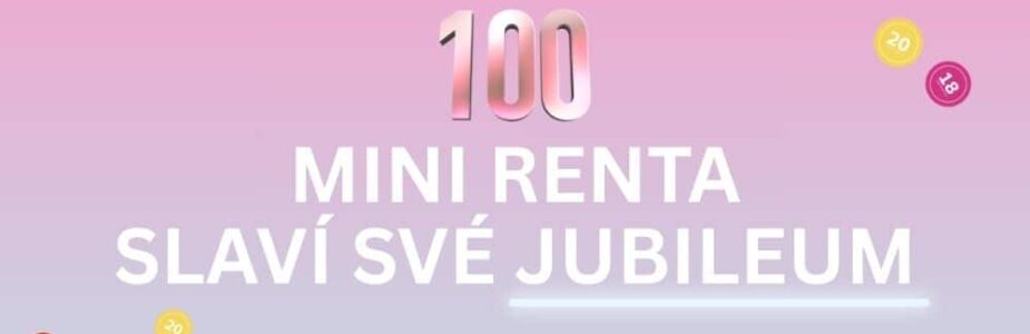 mini-renta-jubileum Mini renta slaví svého stého výherce!