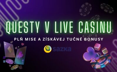 Questy v Live casinu u Sazky