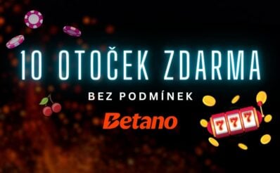 10 free spinů bez podmínek u Betana