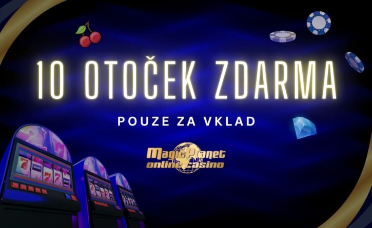 10 free spinů za vklad u Magic Planet