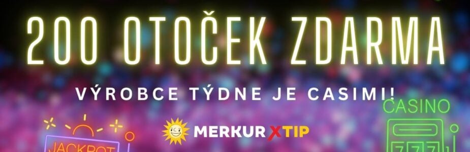 Získej 200 free spinů u MekrurXtip