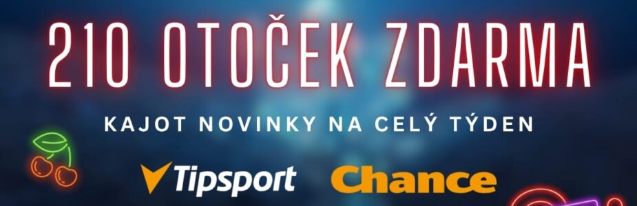 210-fs-tipsport-chance 210 free spinů u Tipsportu a Chance