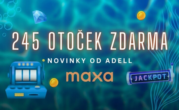 245 free spinů v casinu Maxa