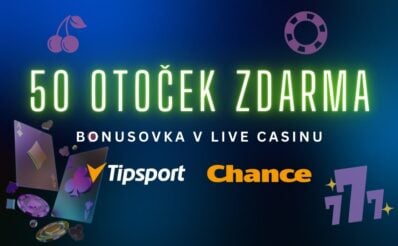 50 free spinů u Tipsport a Chance