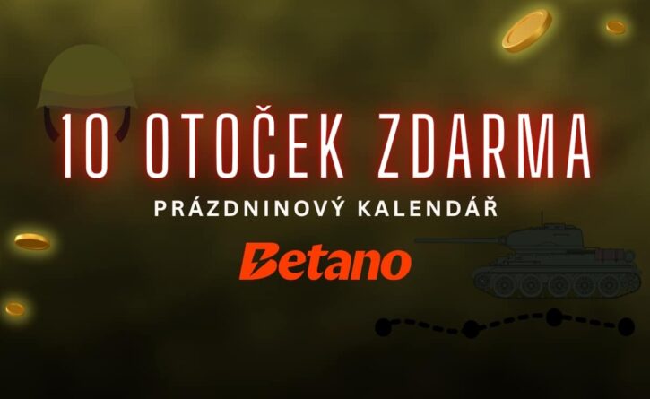 Betano 10 otoček zdarma