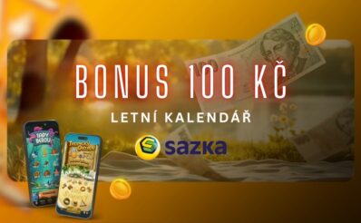 Bonus 100 Kč u Sazky