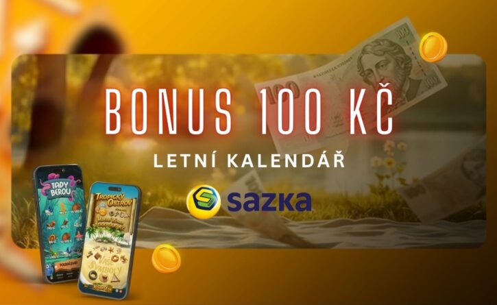 Bonus 100 Kč u Sazky