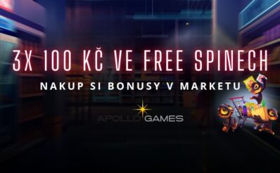 Bonus 100 Kč ve free spinech u Apollo Games